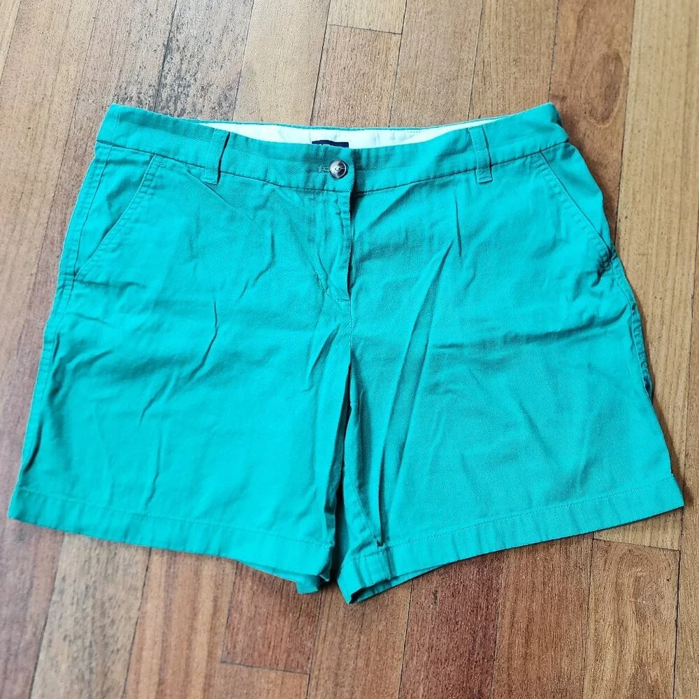 J.Crew Green Cotton Shorts Size 12